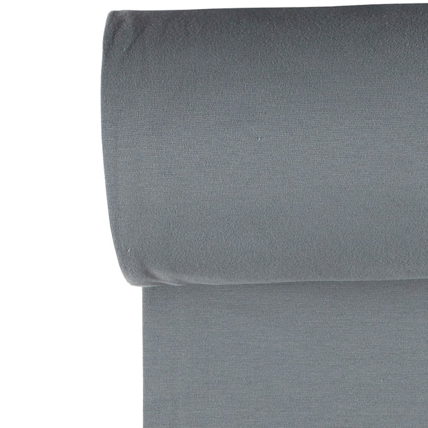 Cuff fabric Unicolour Steel Blue