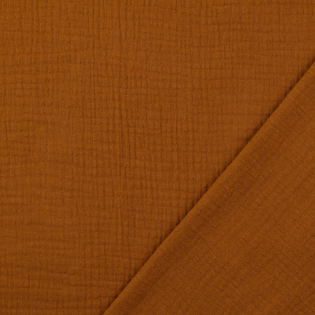 Muslin fabric Brown 
