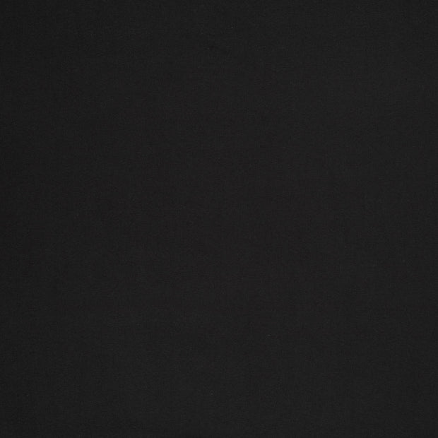 Cotton Jersey GOTS organic fabric Black matte 