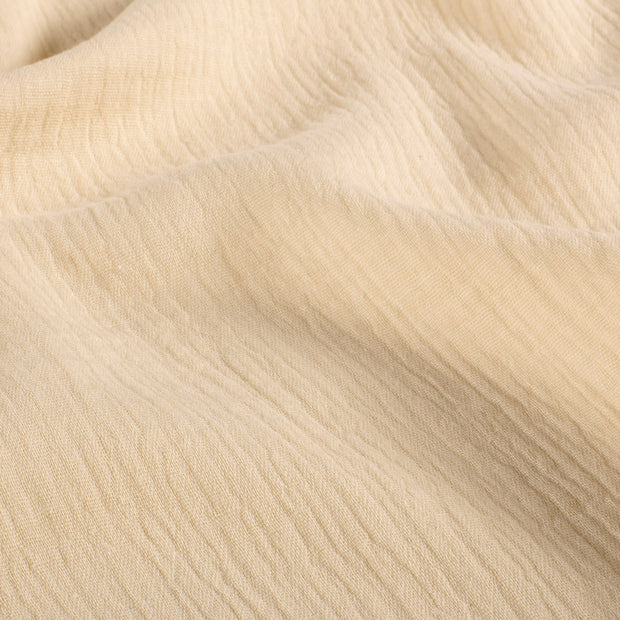 Muslin extra wide fabric Unicolour Beige