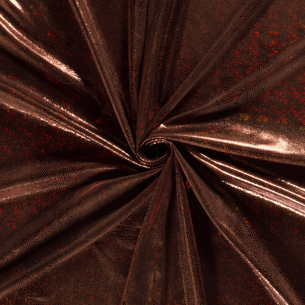 Lamé fabric Bronze foiled 