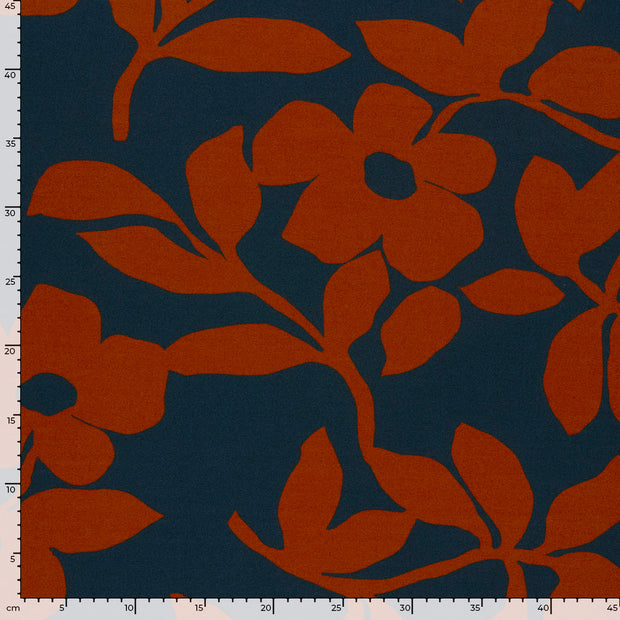 Milano tissu Abstrait Brique