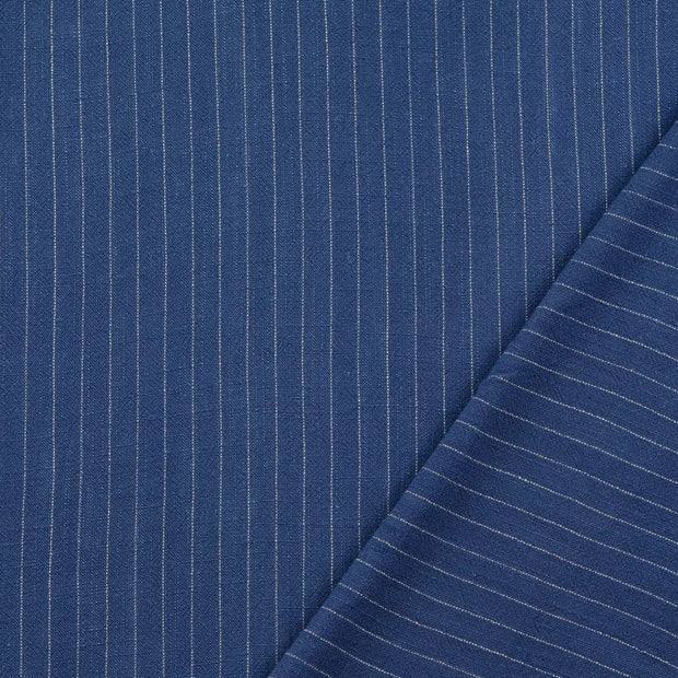 CV Leinen fabrik Jeans Blue slub 