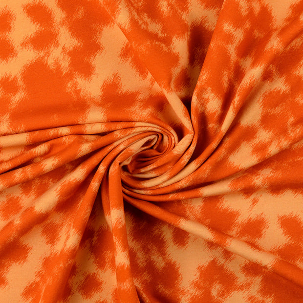 French Terry fabrik orange 