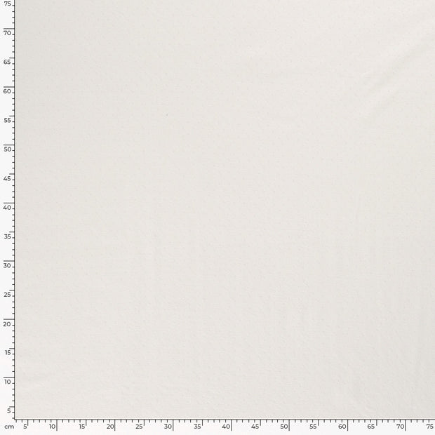 Pinpoint fabric Unicolour Off White