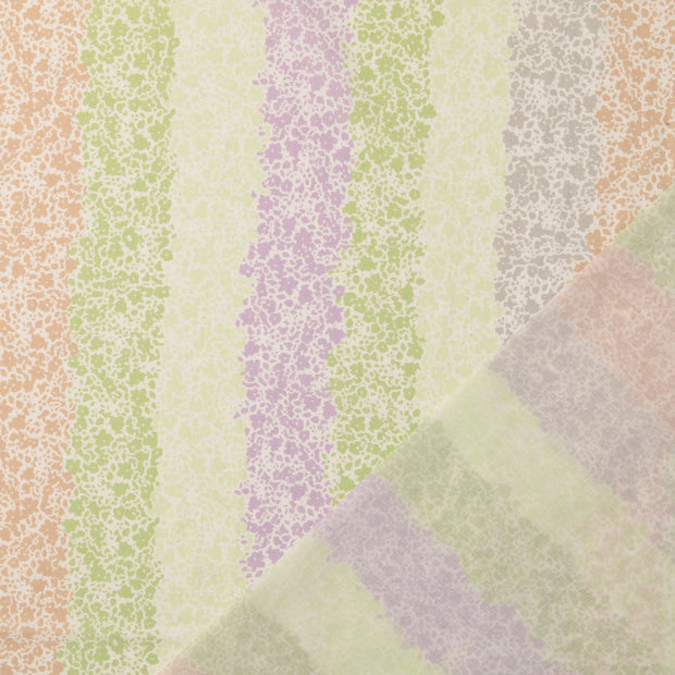 Voile tissu Lilas imprimé numérique 