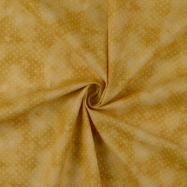 Popeline de Coton tissu Beige 