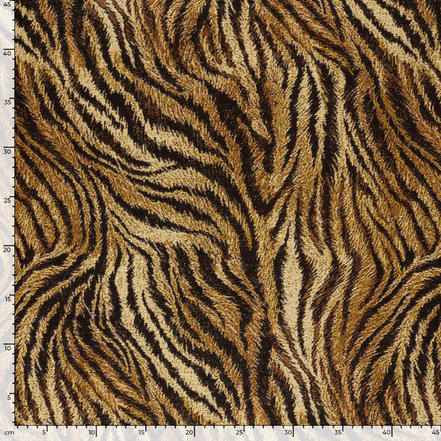 Gobelin tissu tigres Beige