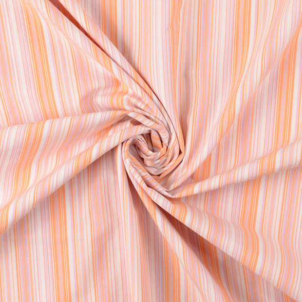 Popeline de coton tissu multicolore 