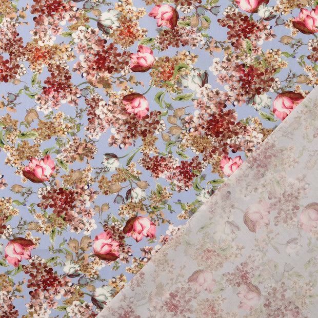 Cotton Poplin fabric Baby Blue 