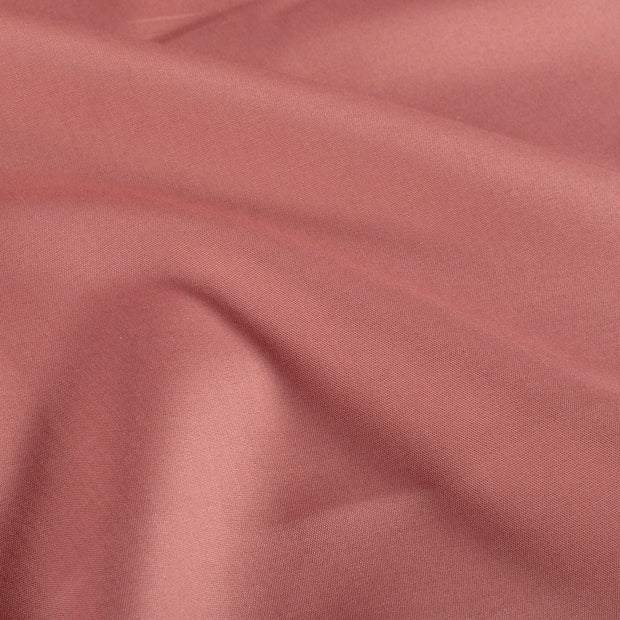 Cotton Poplin GOTS organic fabric Unicolour Old Pink