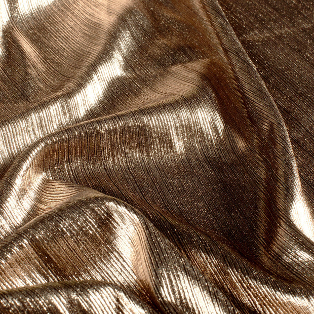 Jersey de Polyester tissu Unicolore Bronze