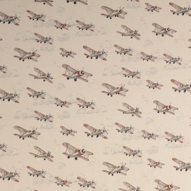 Baumwolle Popeline fabrik Flugzeuge Wollweiß