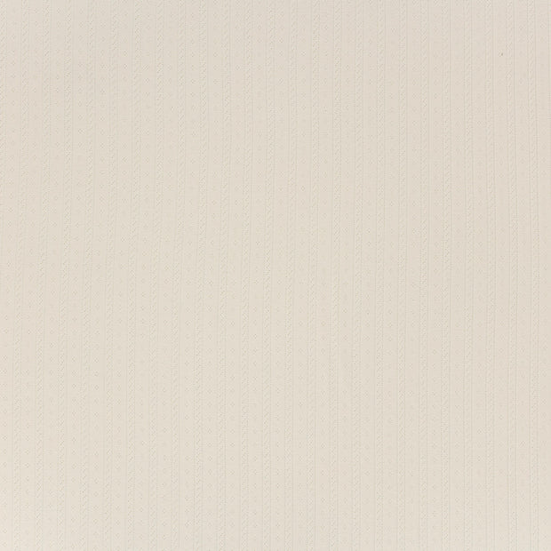 Pointelle tissu Ivory doux 