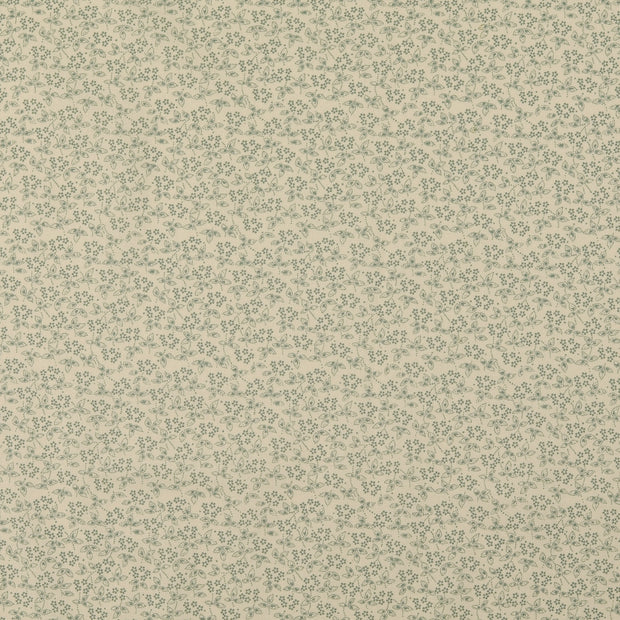 Cotton Poplin fabric Dots Mint