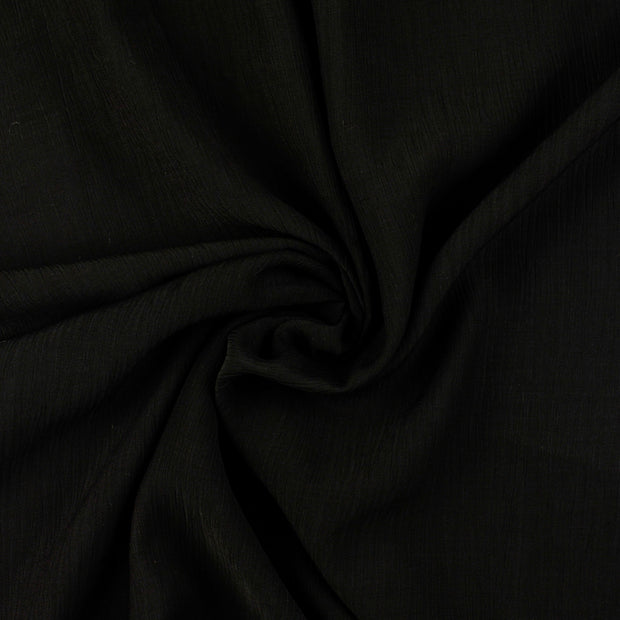 Viscose Poplin fabrik schwarz 