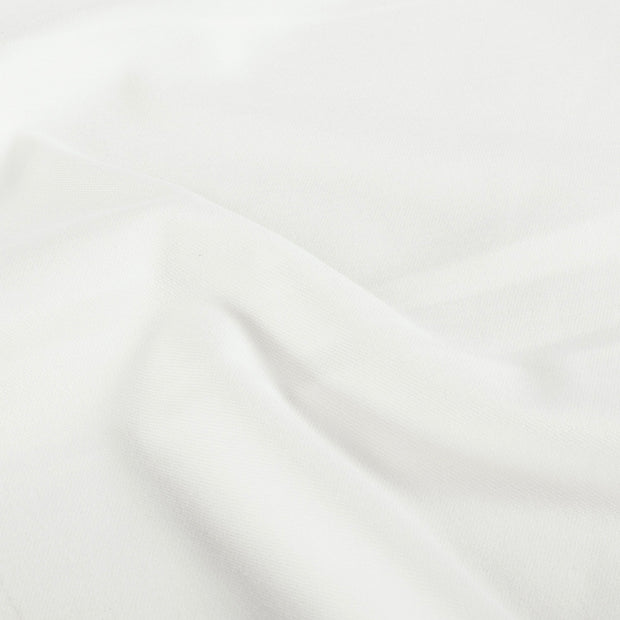 Piqué fabric Unicolour Optical White