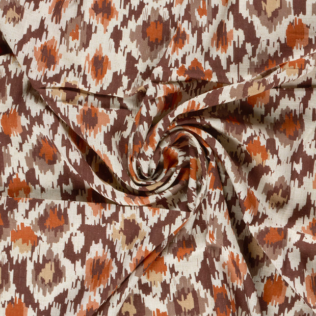  tissu Brique imprimé 