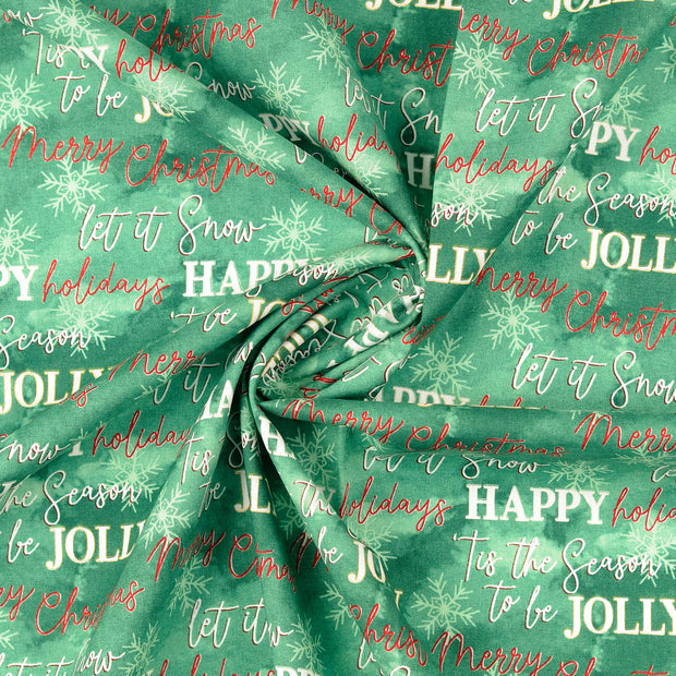 CO Popeline fabrik Dunkelgrün 