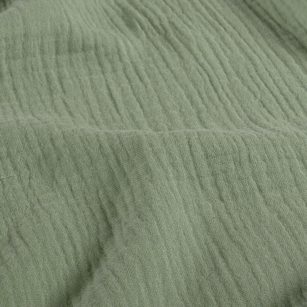 Muslin GOTS organic fabric Unicolour Mint