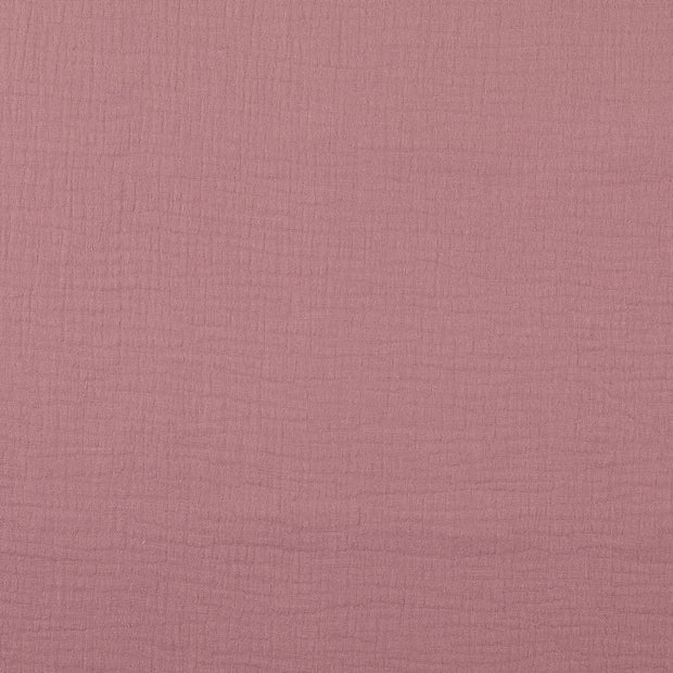 Muslin fabric Unicolour Old Pink