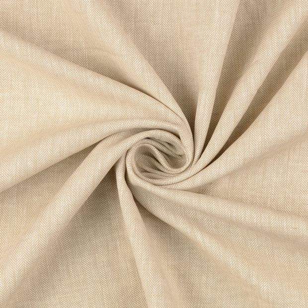 Lin tissu beige 