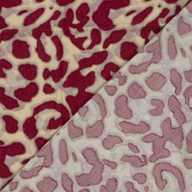Satin tissu Abstrait imprimé 