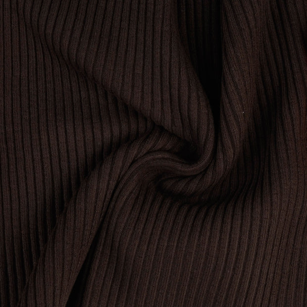 Heavy Knit fabrik braun 