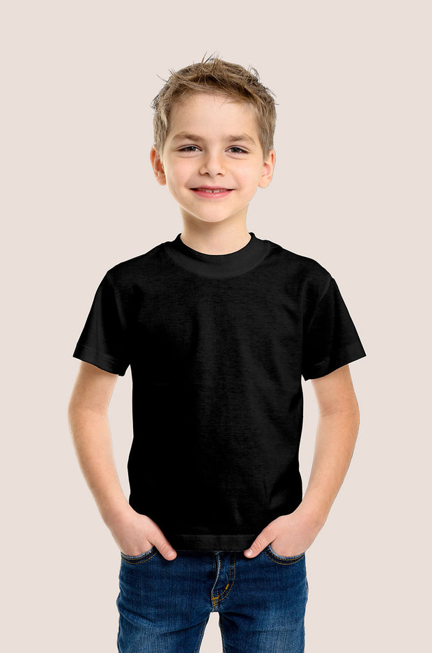 Cotton Jersey GOTS organic fabric Unicolour Black