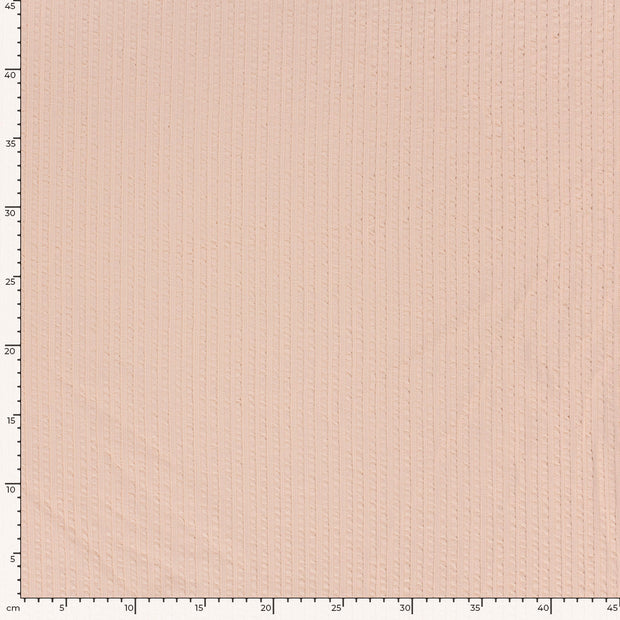Rib Jacquard fabrik Uni Lachsfarbe