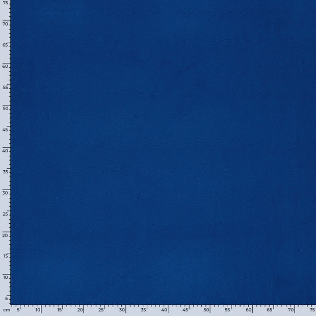 Microfleece tissu Unicolore Cobalt