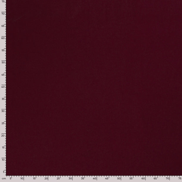Jersey tissu Unicolore Bordeaux