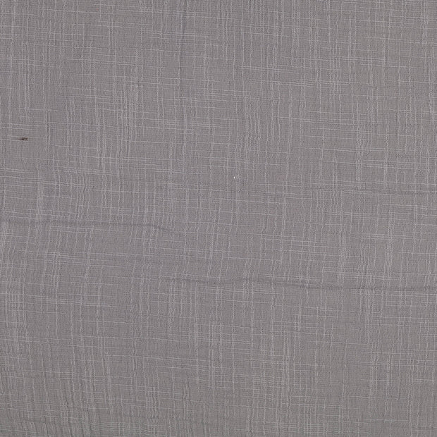 double gaze tissu gris