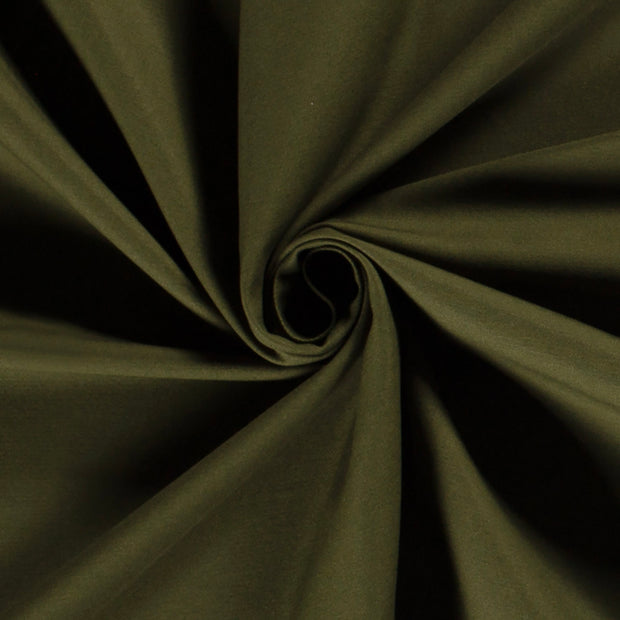 Twill fabric Unicolour Khaki Green