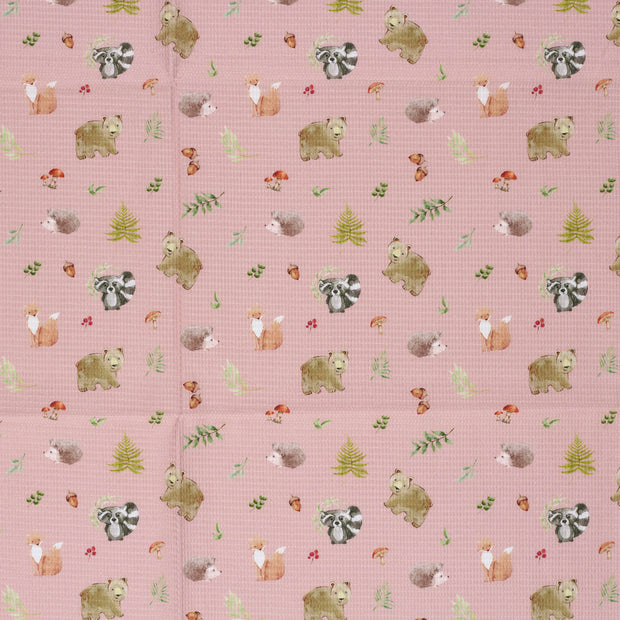 Kimono tissu Vieux rose mat 