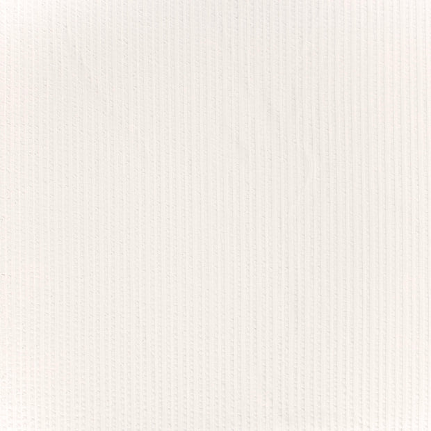 Rib Jacquard fabric Off White texturized 