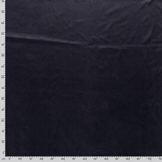 Cuir Suèdé tissu Unicolore Bleu Marine