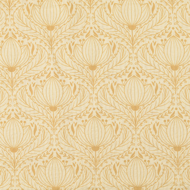 Seersucker fabrik Ornamente beige