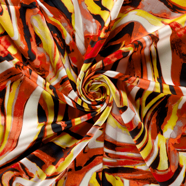 Polyester Bubble tissu Rouge 