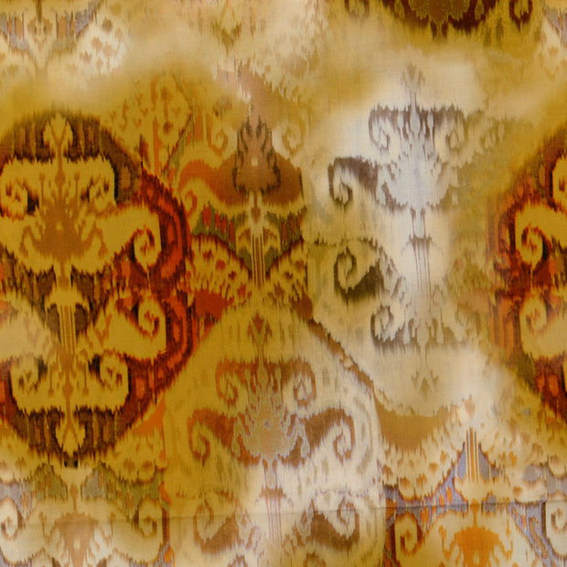 Voile tissu ornements marron