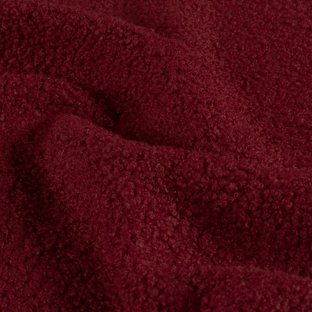Teddy tissu Unicolore Bordeaux