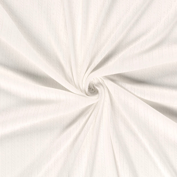 Pinpoint fabric Off White 