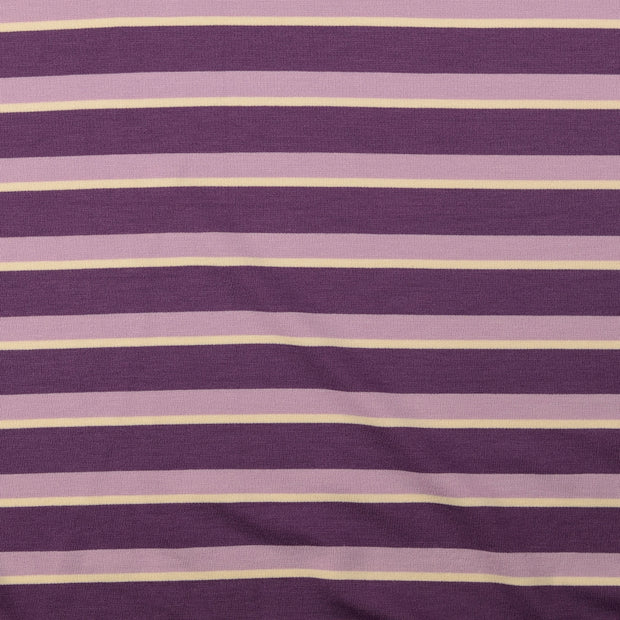 Milano tissu rayures Lilas