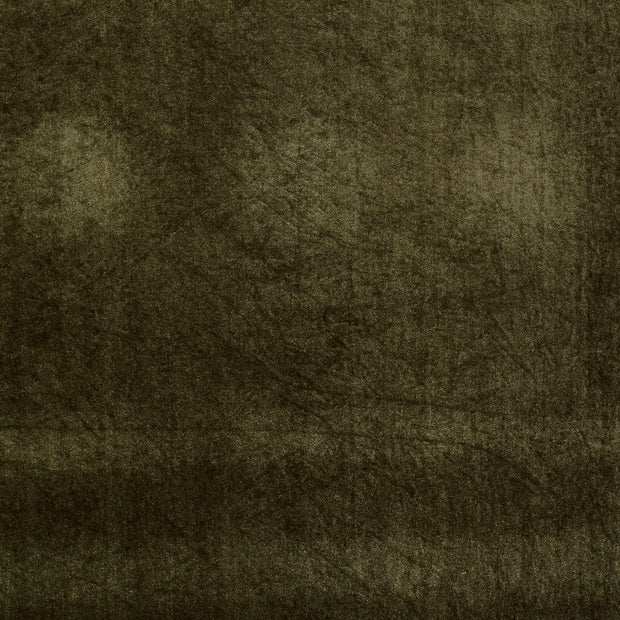 Velvet Stretch fabric Unicolour Olive Green