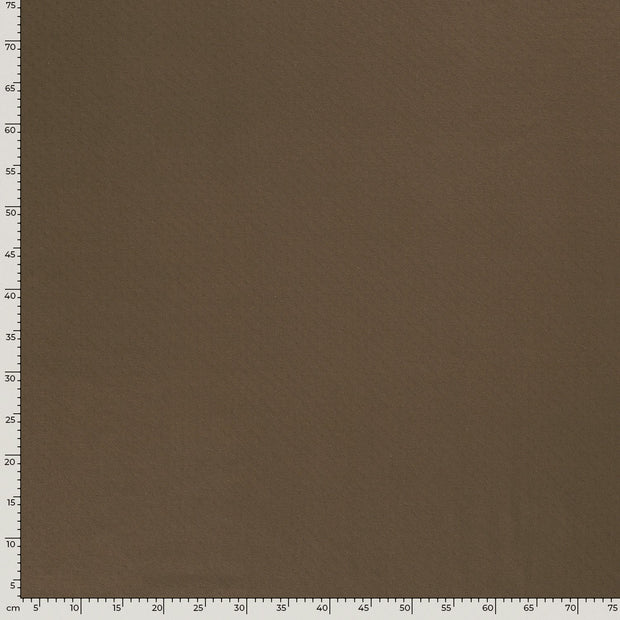 Pinpoint fabric Unicolour Brown Taupe