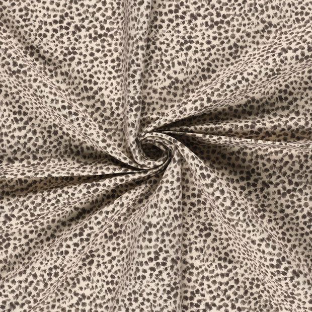 Bengaline tissu Beige imprimé 