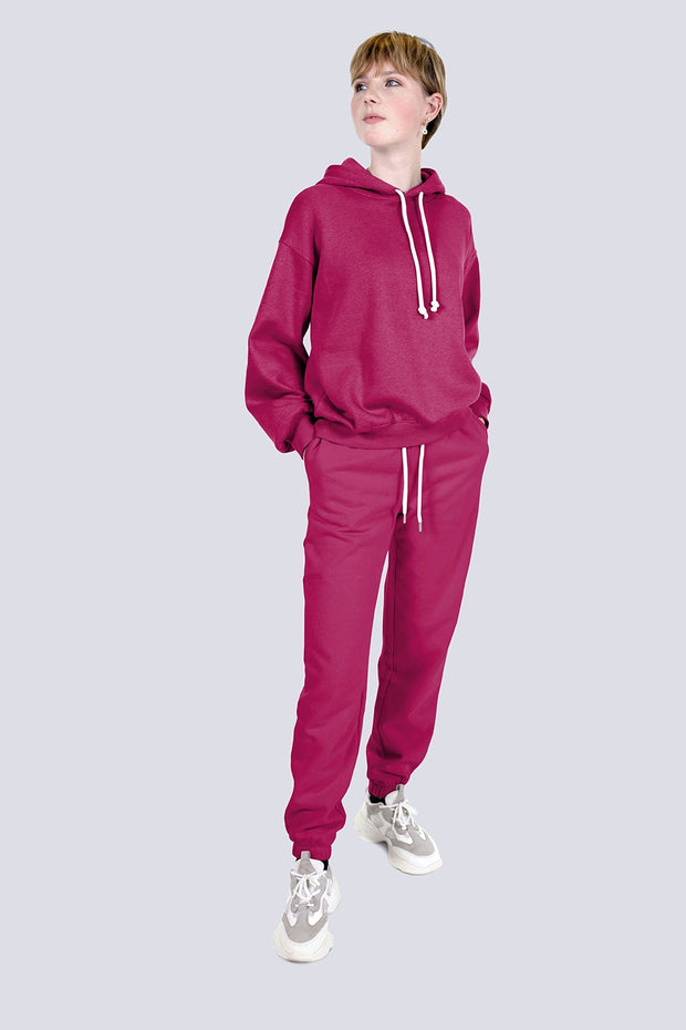 Sweat fabrik Uni Fuchsia