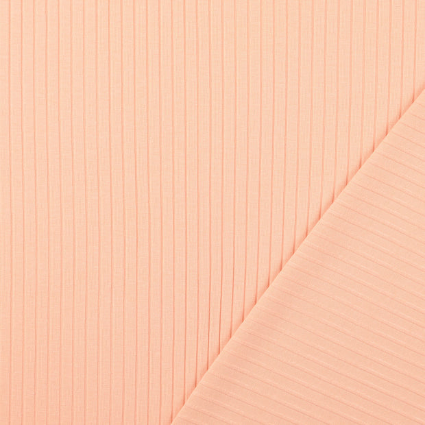 Rib Jersey fabric salmon 