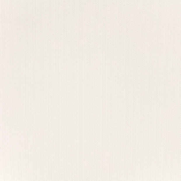 Pinpoint fabric Off White soft 