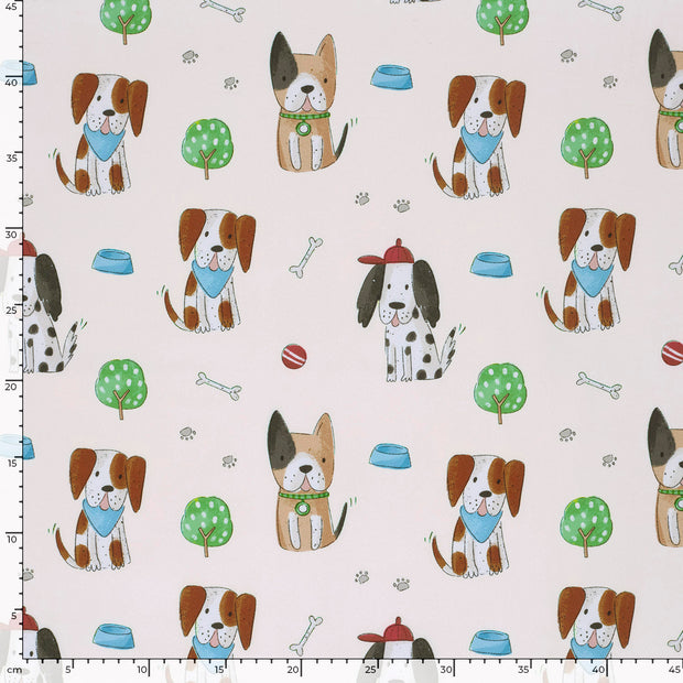 Softshell fabrik Hunde Beige